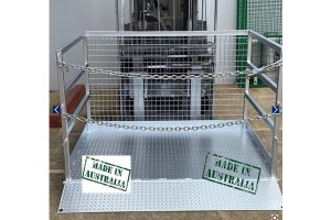 Working at Height with Forklifts Why a Certified Safety Cage Is Non Negotiable